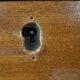 60/70 varnished wooden secretary cabinet