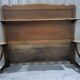 Authentic old vintage solid oak headboard in very good condition
