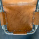 Vintage Chair Les Arcs in leather, published by Dal Vera, 1960s-70s