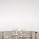 Teapot and 4 bodums cups