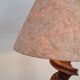 Handmade lamp in turned wood