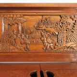 Carved wooden chinese bar