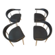 Set of 4 Fasem P40 dining chairs