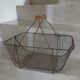 Old metal basket