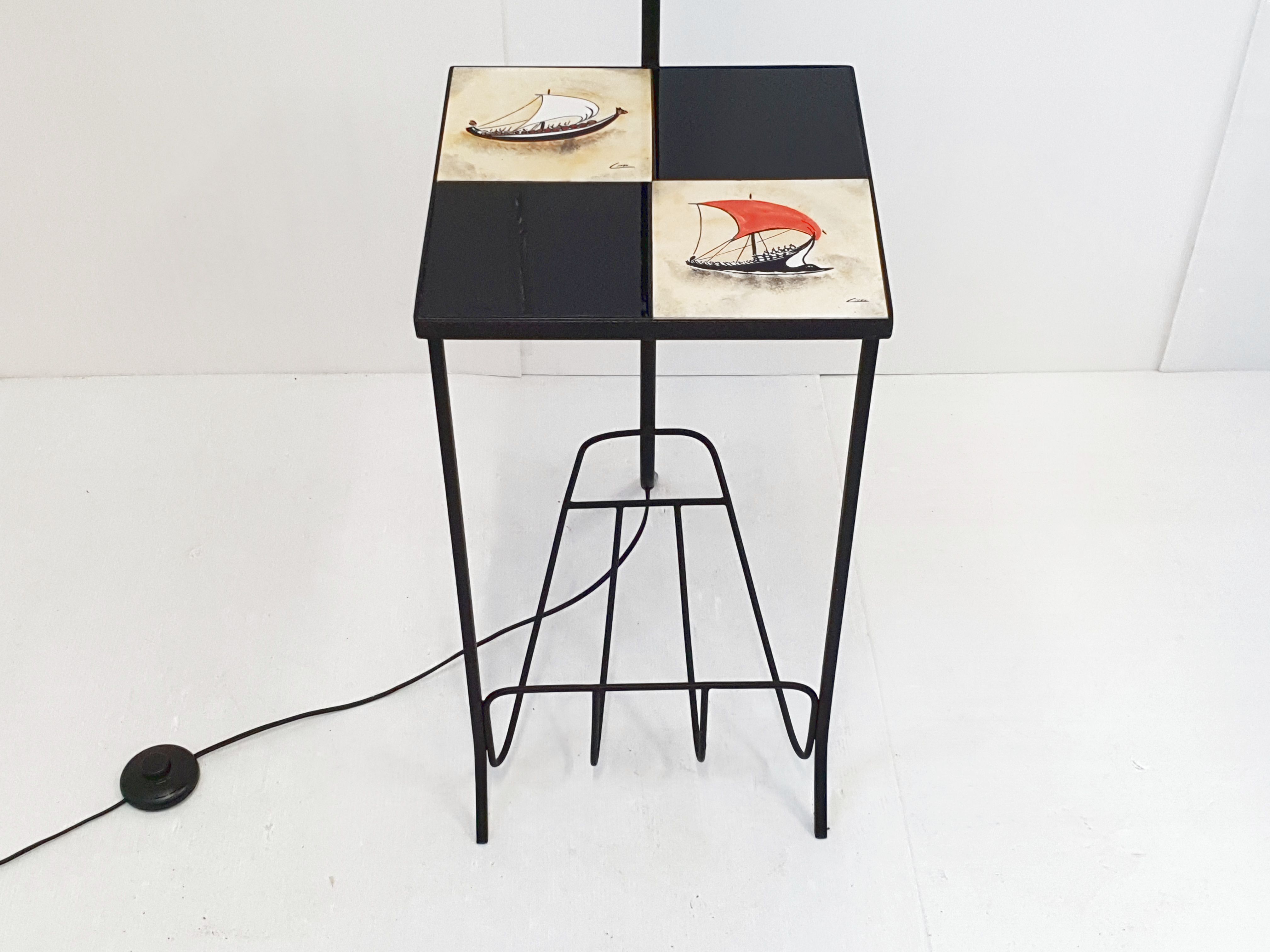 Lampadaire vintage 1950