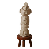 Totem sculpture art africain ethnique tribal objet fait main