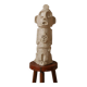 Totem sculpture African art ethnic tribal handmade object