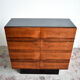 Minimalist rosewood sideboard, mid century modern, Germany 1960s 1970s