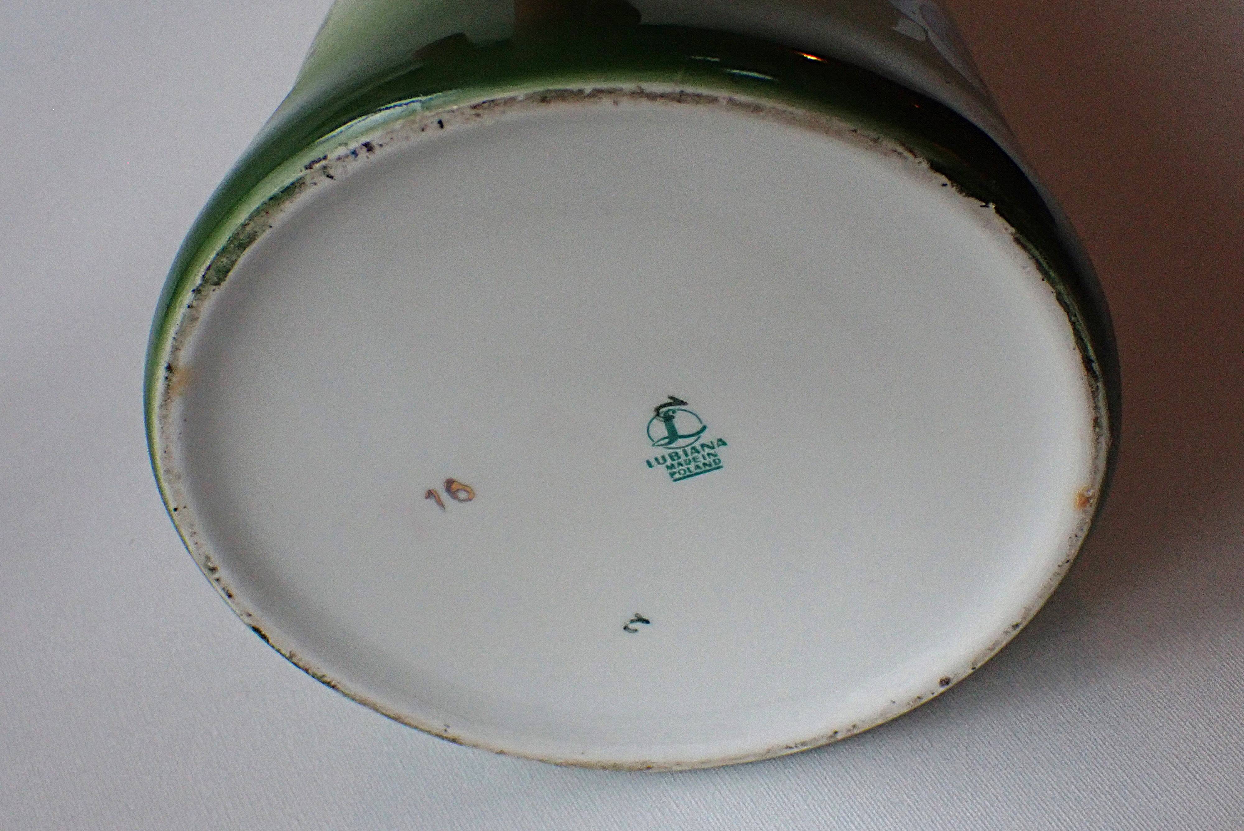 Large ceramic vase - Slavic folk decor - 1980s