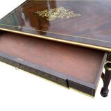Table bureau en marqueterie Napoleon III