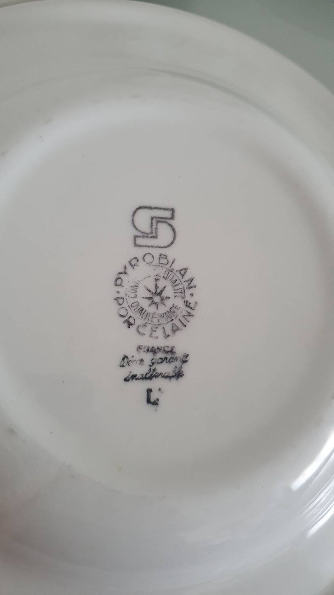 Set of 6 "Bird of Paradise" soup plates from Sarreguemines