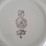 Set of 6 "Bird of Paradise" soup plates from Sarreguemines