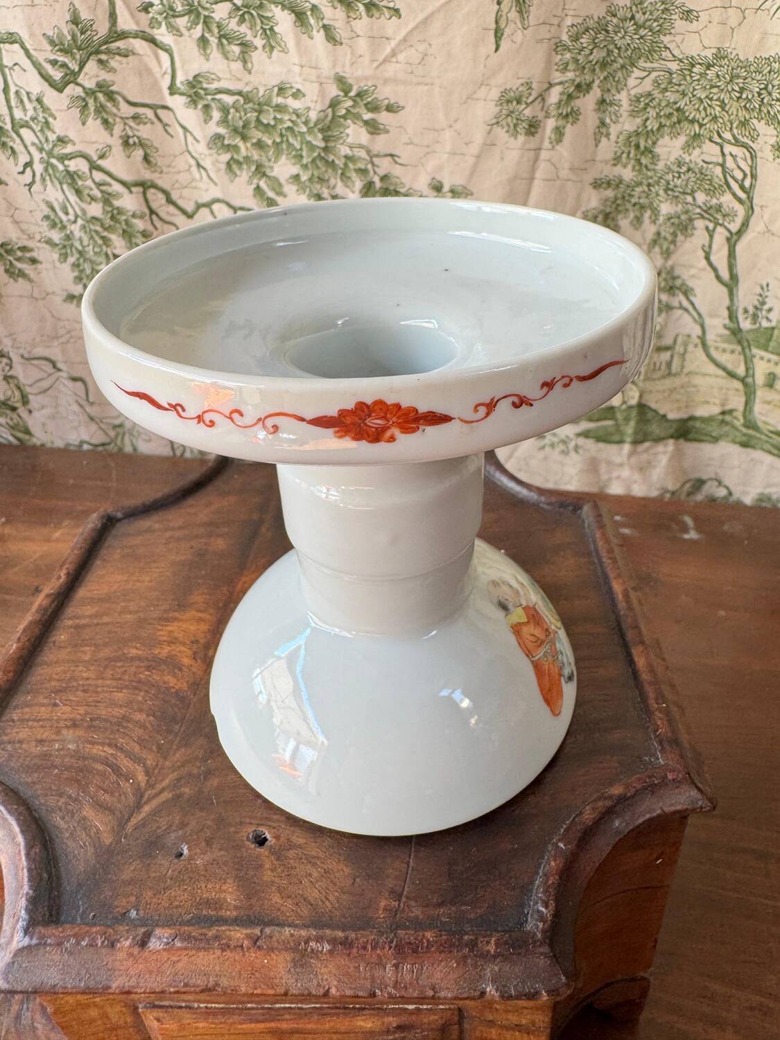 Chinese porcelain candlestick – Republic period (1912–1949)