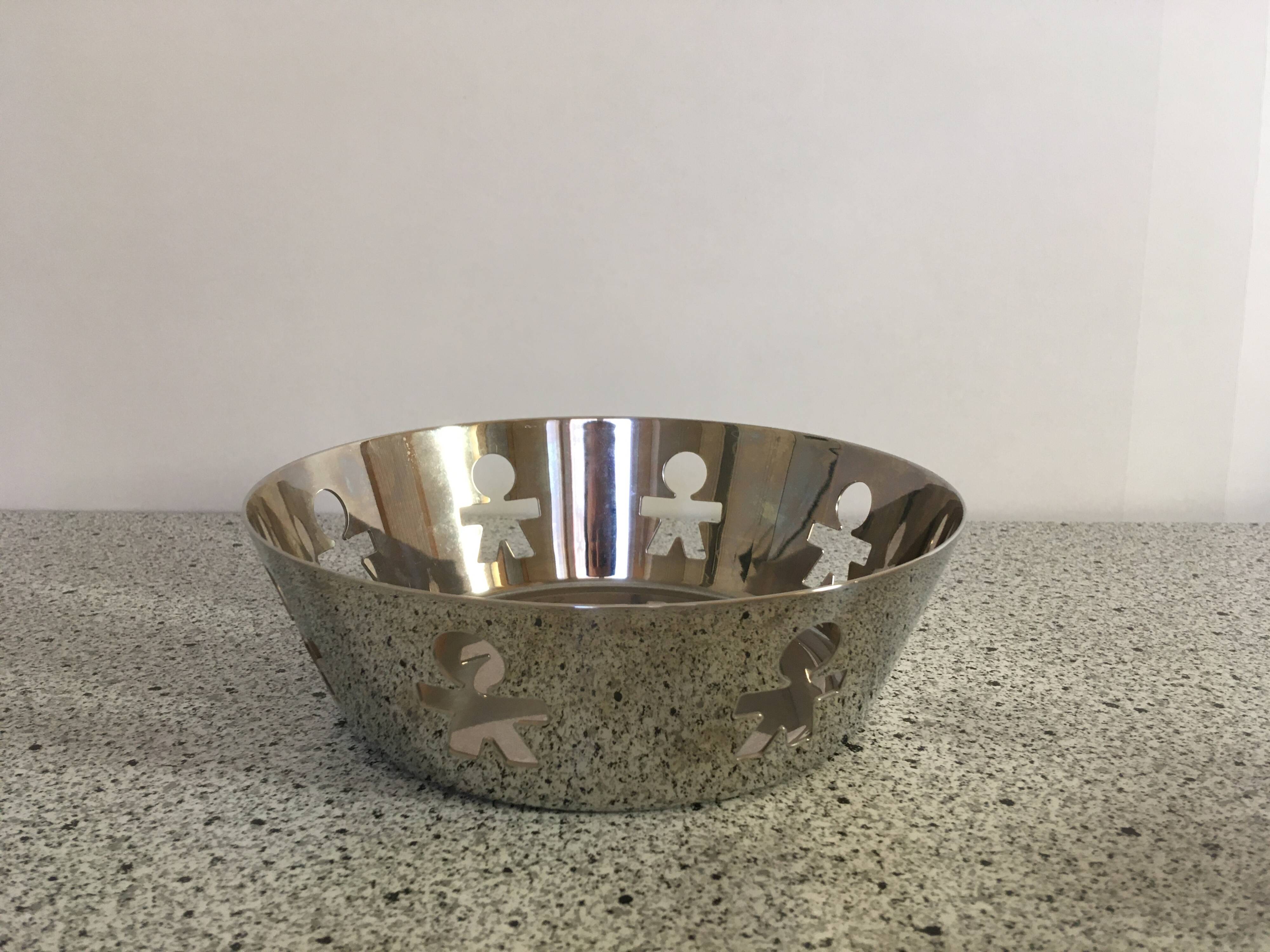 Alessi Girotondo Bread Basket Bowl