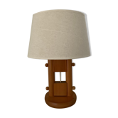 Scandinavian wooden lamp 70s