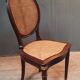Series of 6 chairs canned Louis XVI