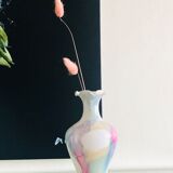 Harlequin vase pastel colors MURANO