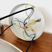 Lustre Spoutnik chromé par Doria, années 1970