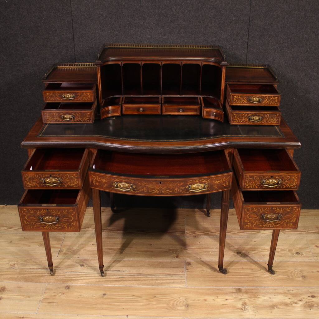 Elegant 19th century English writing desk