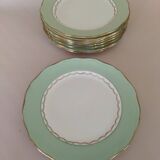 9 flat plates L'Amandinoise "Cafés Nico"