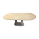 Table en travertin, italienne, circa 70