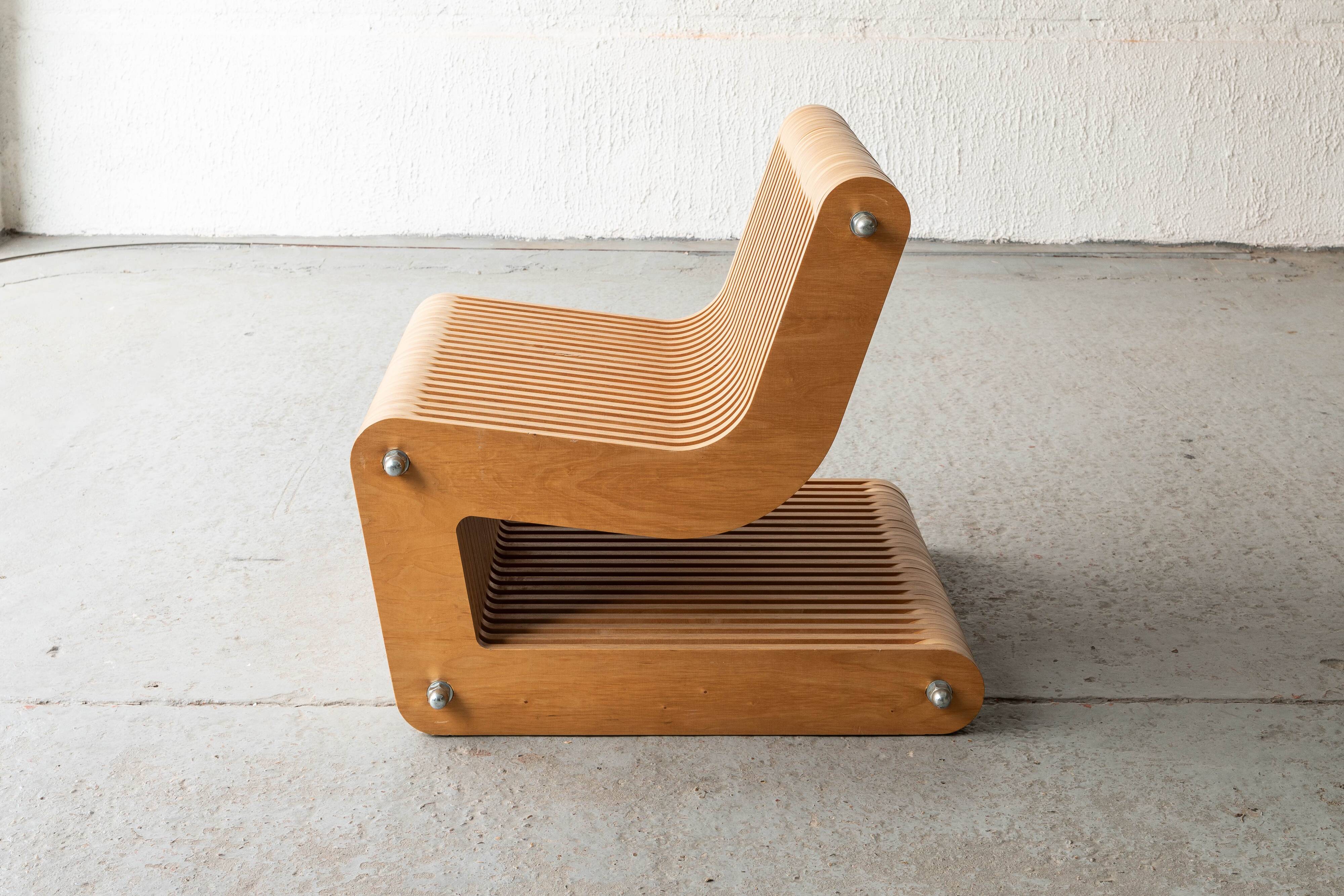 Postmodern lounge chair, 1990's