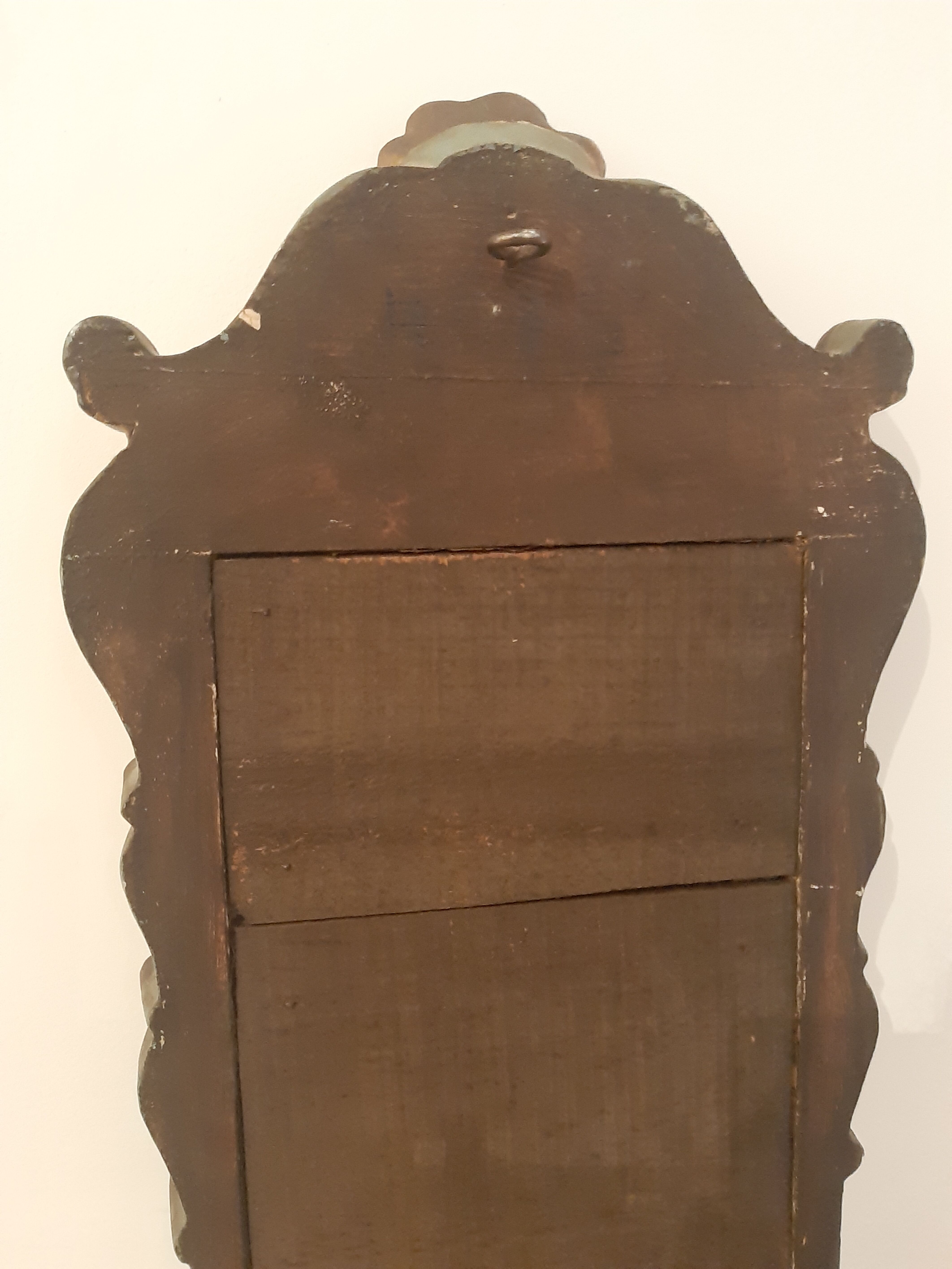 Louis XIV-style gilded wooden mirror