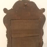 Louis XIV-style gilded wooden mirror