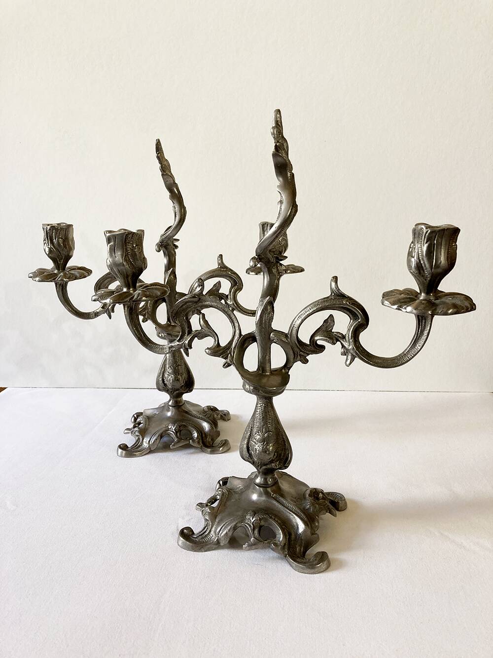 Two-light candelabrum, Louis XV style