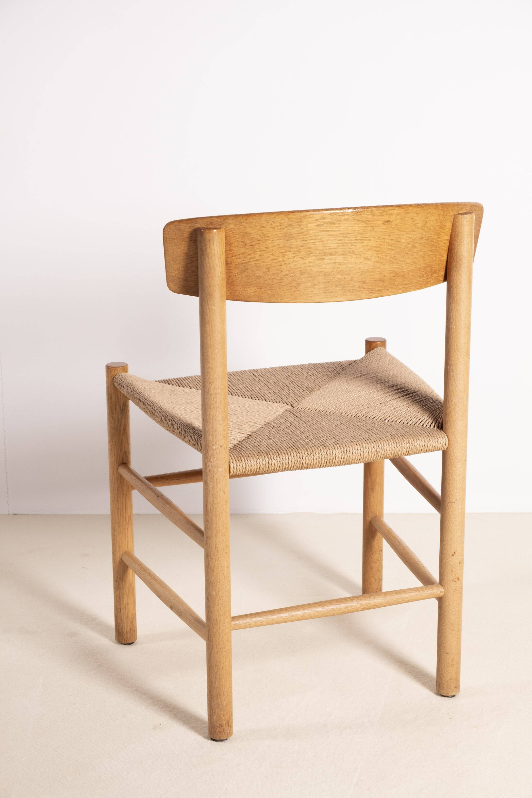 4x Børge Mogensen J39 Oak Dining Chair, FDB Møbler 1981