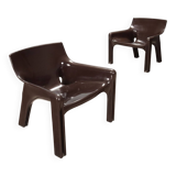 'Vicario' armchairs by Vico Magistretti for Artemide - 1960s-70s