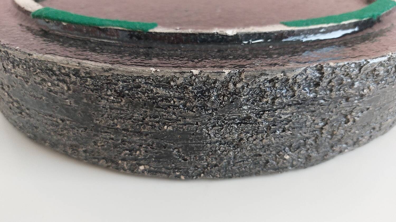 2x Vintage Fat Lava Schaal door Jan van Erp 1960's.