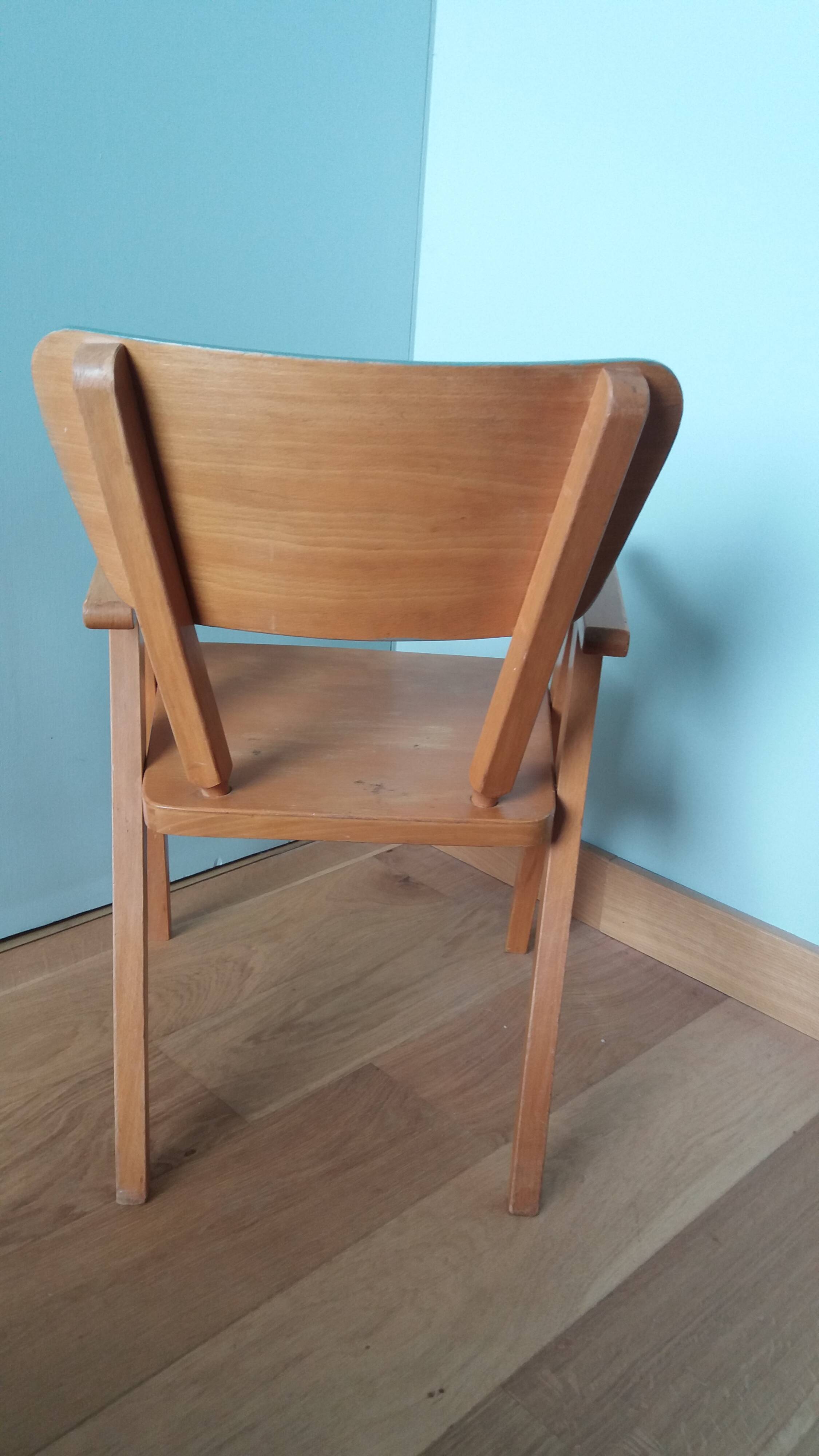 Fauteuil chaise enfant pieds compas