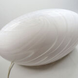 Italian art glass disc table lamp by Vetri Murano, 1970