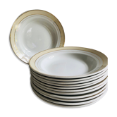 Assiettes creuses Lunéville modèle Orly