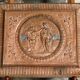 Repoussé copper plaque, early 19th century, in Neoclassical style.