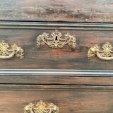 Antique oak secretary