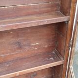 Armoire vitrée ancienne en bois