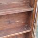 Antique wooden glass cabinet
