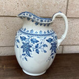 Pitcher Sarreguemines model Burgis late XIXth