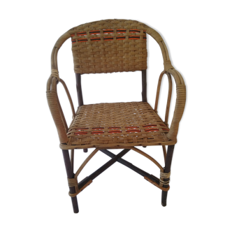 Child chair in rattan early 20 centuries
