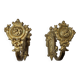 Golden bronze tiebacks