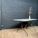 Set of 4 bistro tables, 1930s