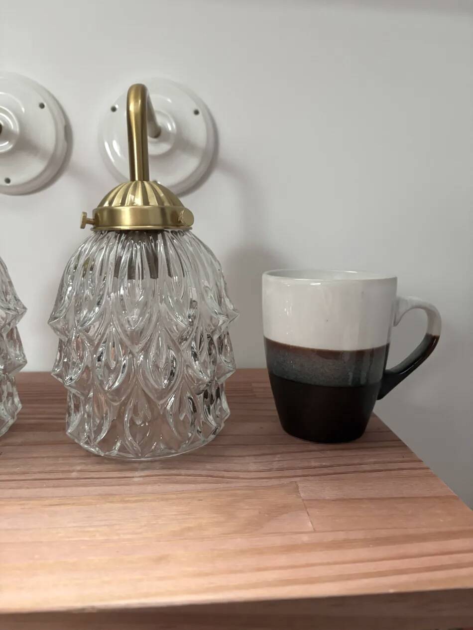 Pair of vintage wall sconces