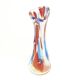 Mid-century modern vase, multicolour glass, Huta Hortensja, Poland, 1970s
