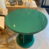 Lacquered round table