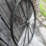Iron cart or cart wheel