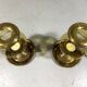 Peter Jensen Copenhagen brass candle holders Denmark 1960’s
