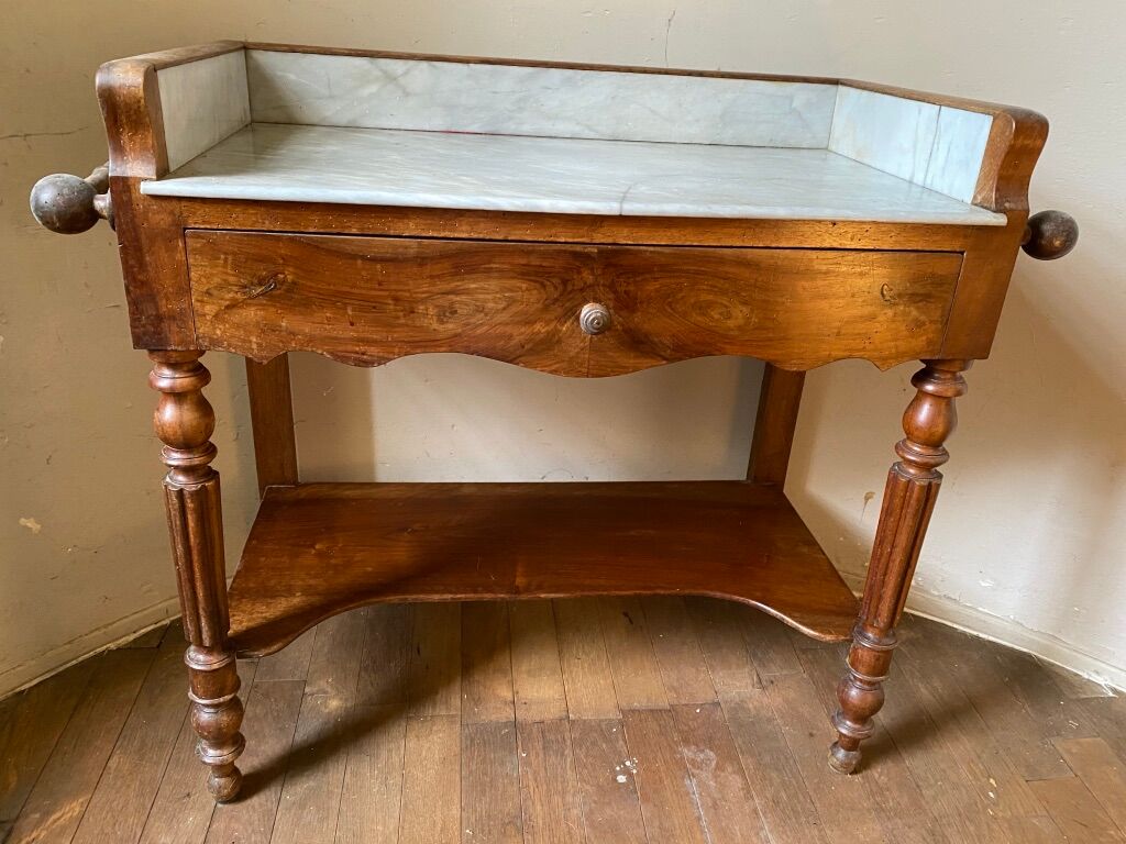 Wooden toilet table 1900