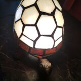 Tiffany style turtle stained glass lamp